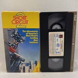 Short Circuit 2 VHS Video RCA Robot Starring Fisher Stevens and Michael McKean